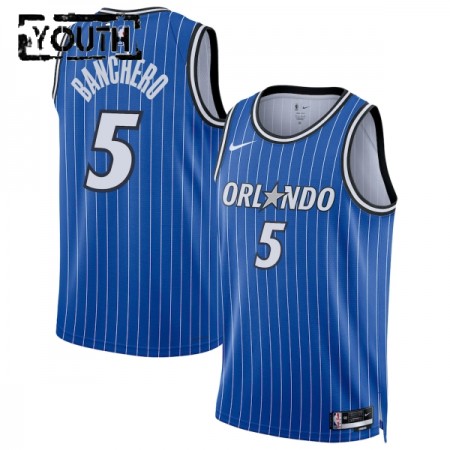 Dres Orlando Magic Paolo Banchero Nike 2025-26 Icon Edition Plava Swingman - Dječji